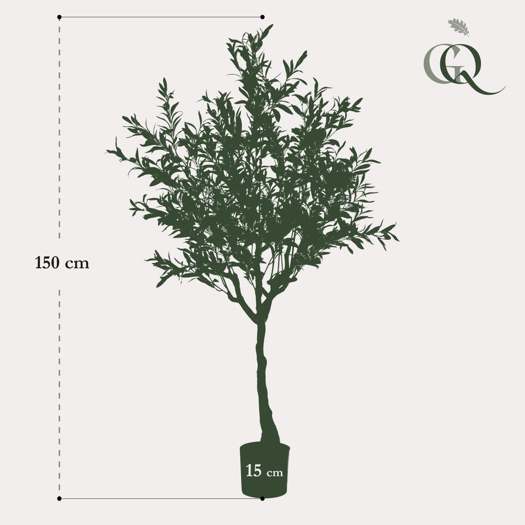 Olea europaea - Olivenbaum - 150 cm - kunstpflanze-Plant-Botanicly