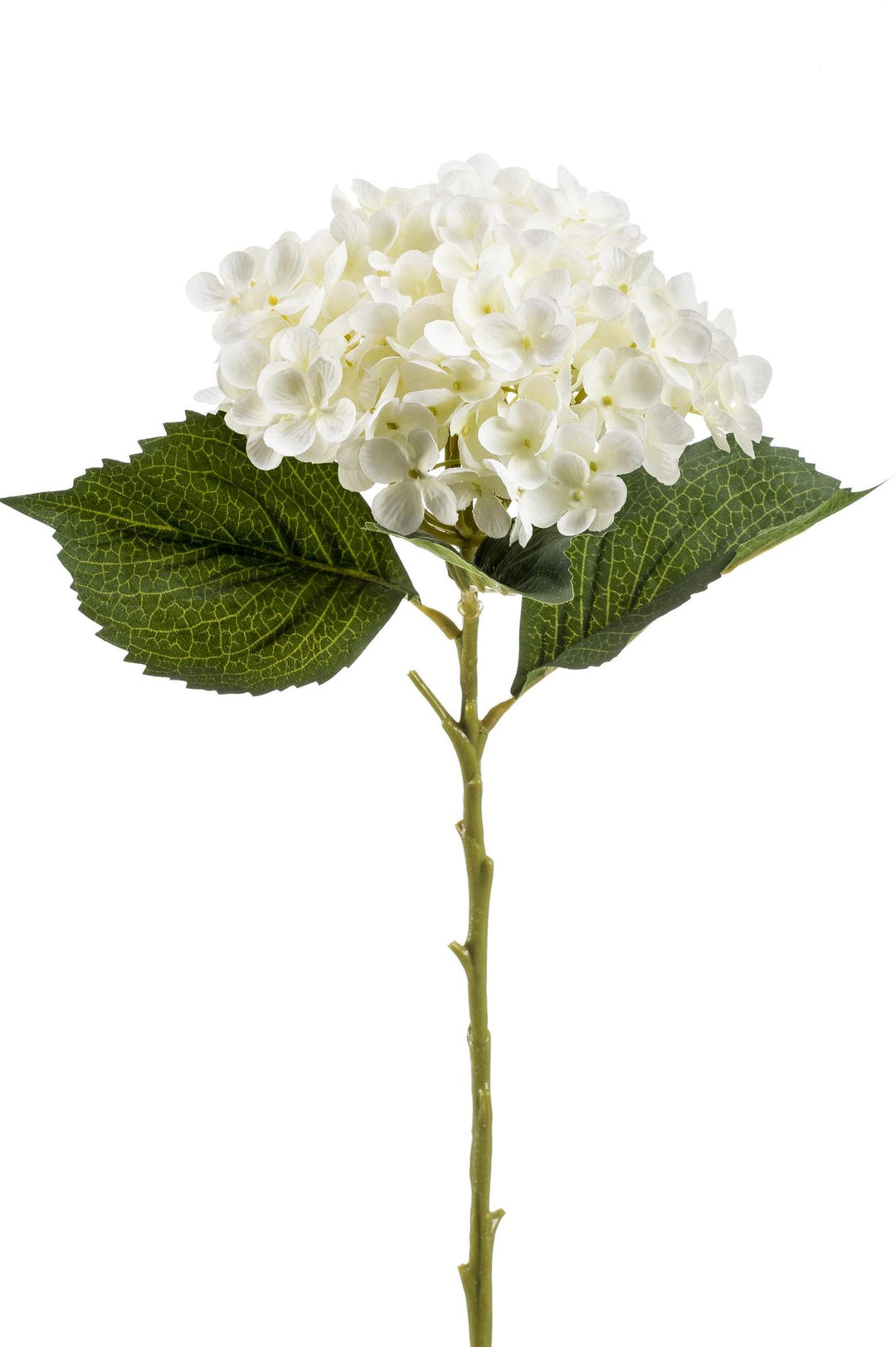 Kunstblumen - Hortensienblüte weiß x 8 - 52 cm