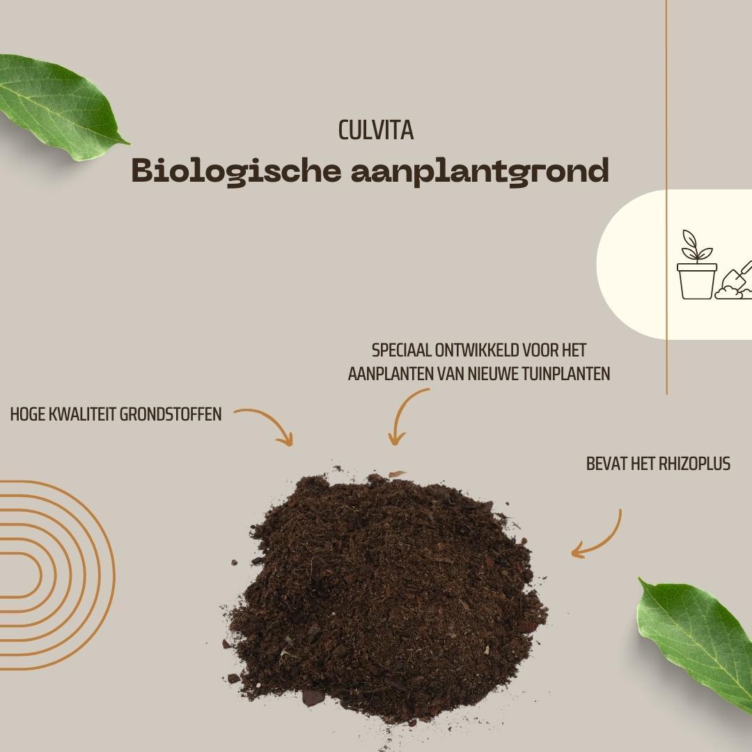 Culvita - Bio-Pflanzerde 40 Liter - geeignet für fast alle Stauden, Sträucher, Bäume und Koniferen.
