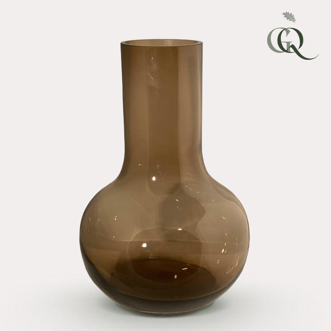 Vase Glas - Taupe - Seim S - H37 W25