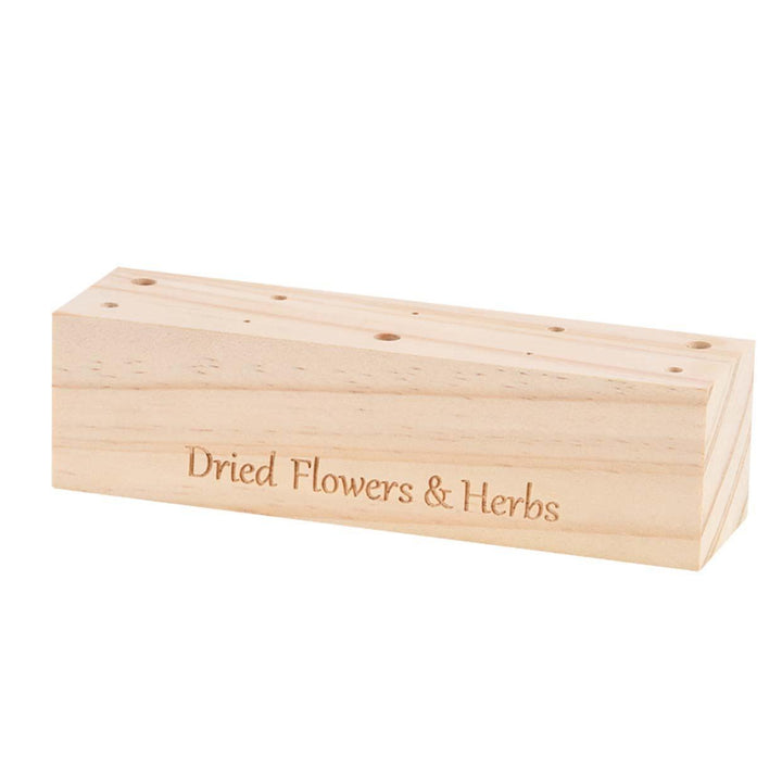 Wooden Dried flower stand - L - Flowers and Herbs + Dried Floral Arrangement