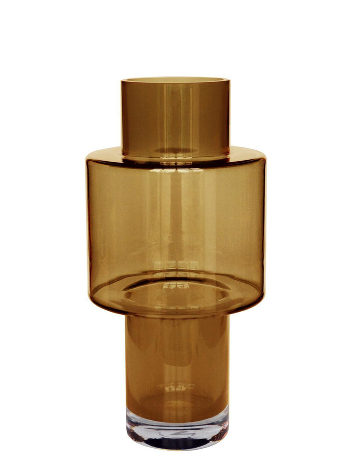 Vase Glas - Cognac - Juba M - H40 B20